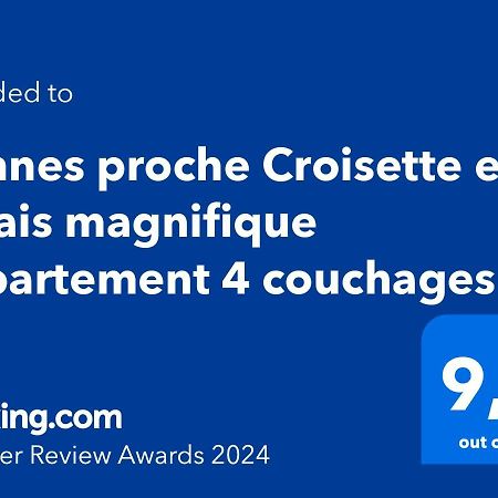 Cannes Proche Croisette Et Palais Magnifique Appartement 4 Couchages Esterno foto